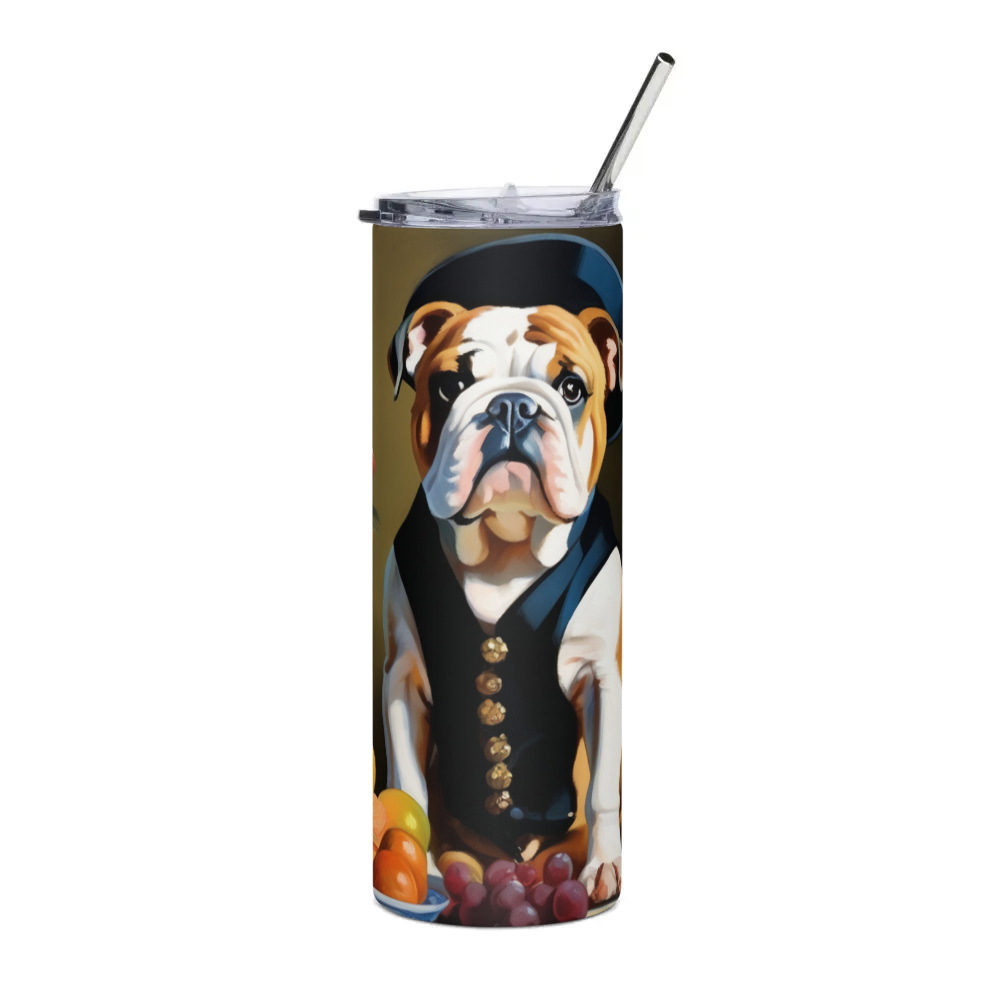 PugMug Custom Bulldog Stainless Steel Tumbler