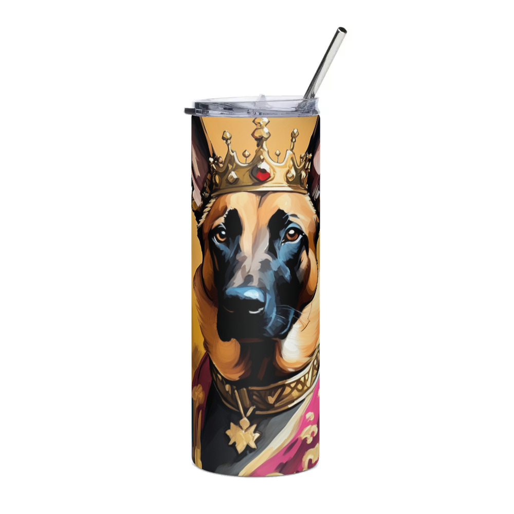 PugMug Custom Belgian Malinois Stainless Steel Tumbler
