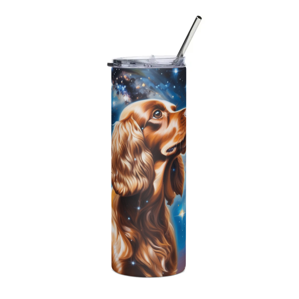 PugMug Custom Cocker Spaniel Stainless Steel Tumbler