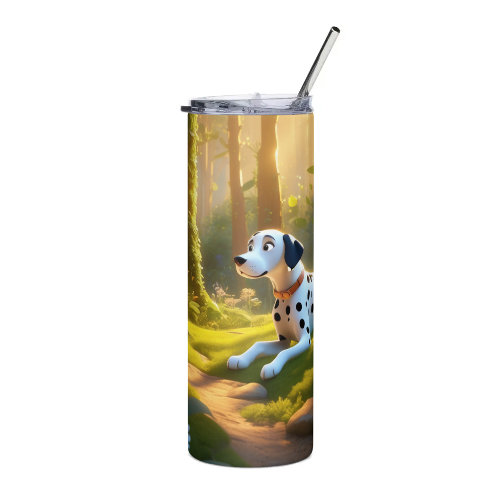 PugMug Custom Dalmatian Stainless Steel Tumbler
