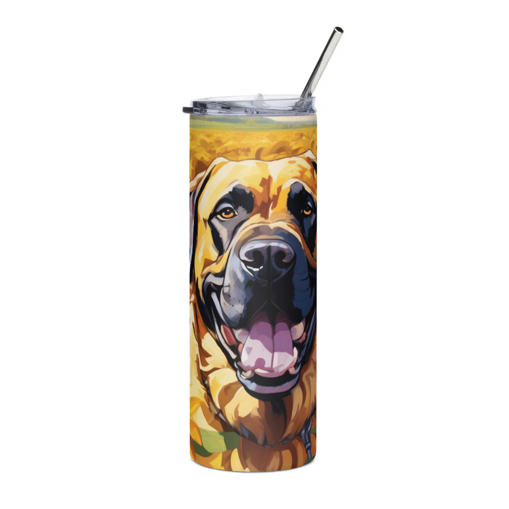 PugMug Custom Mastiff Stainless Steel Tumbler