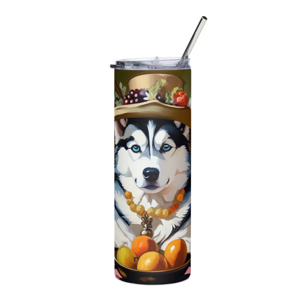 PugMug Custom Siberian Husky Stainless Steel Tumbler