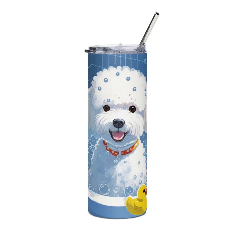 PugMug Custom Bichons Frise Stainless Steel Tumbler
