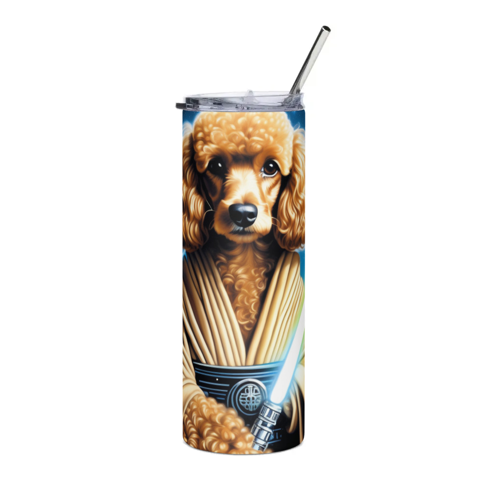 PugMug Custom Tan Poodle Stainless Steel Tumbler
