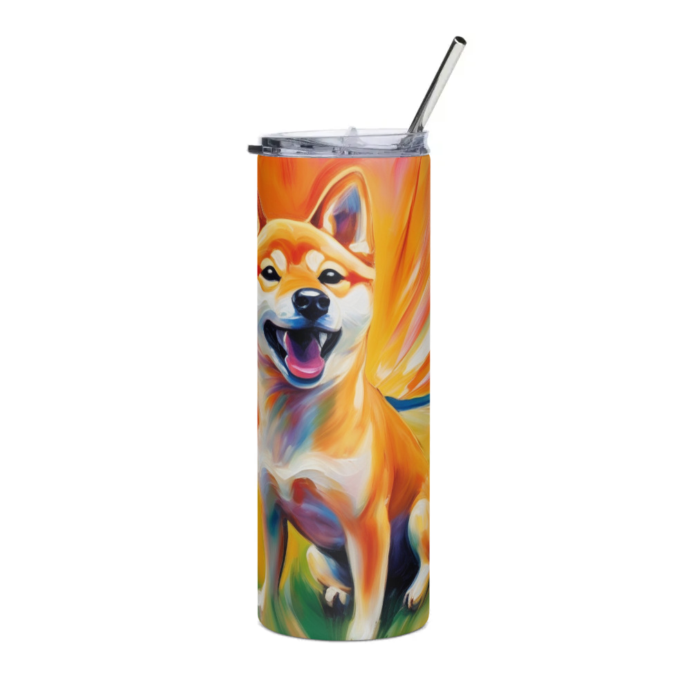 PugMug Custom Shiba Inu Stainless Steel Tumbler