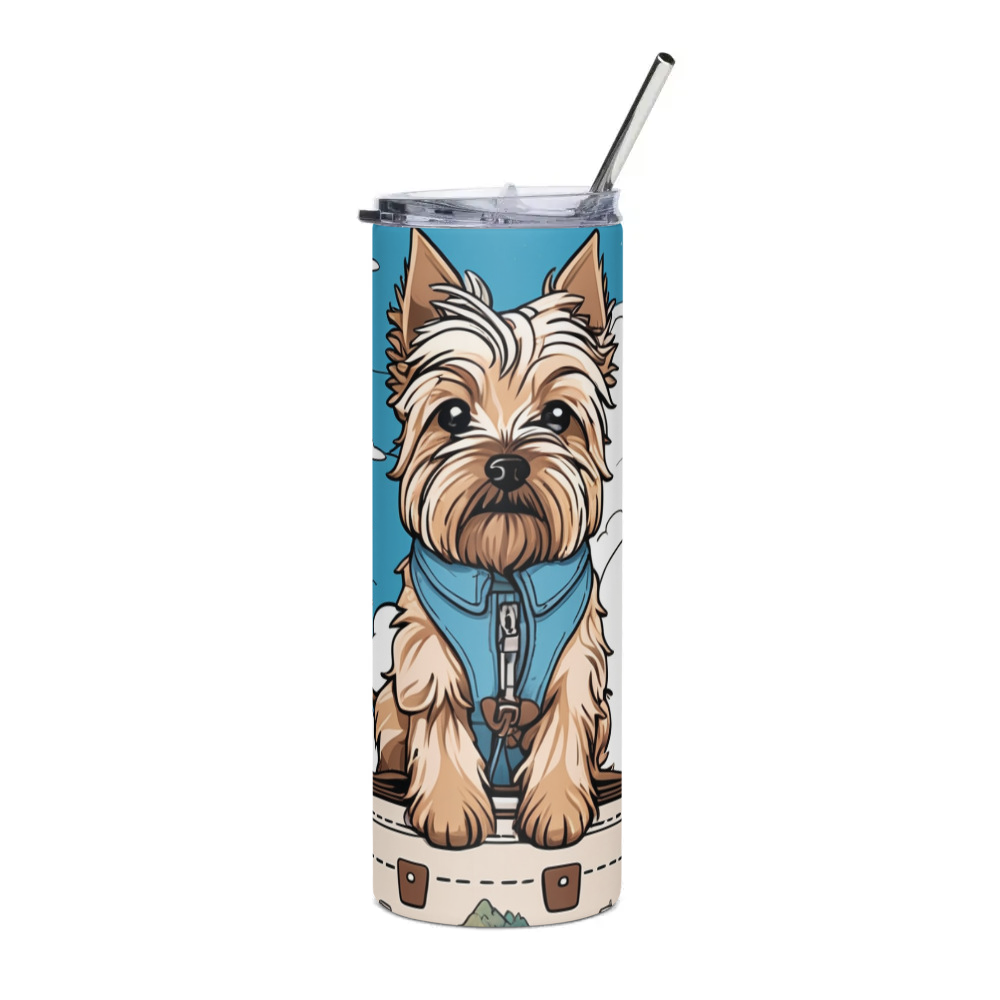 PugMug Custom Cairn Terrier Stainless Steel Tumbler