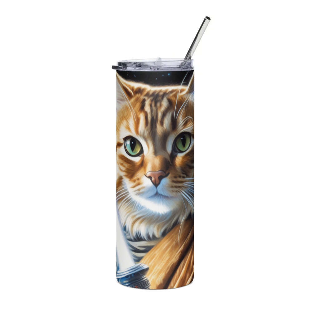 PugMug Custom Tabby Exotic Cat Stainless Steel Tumbler