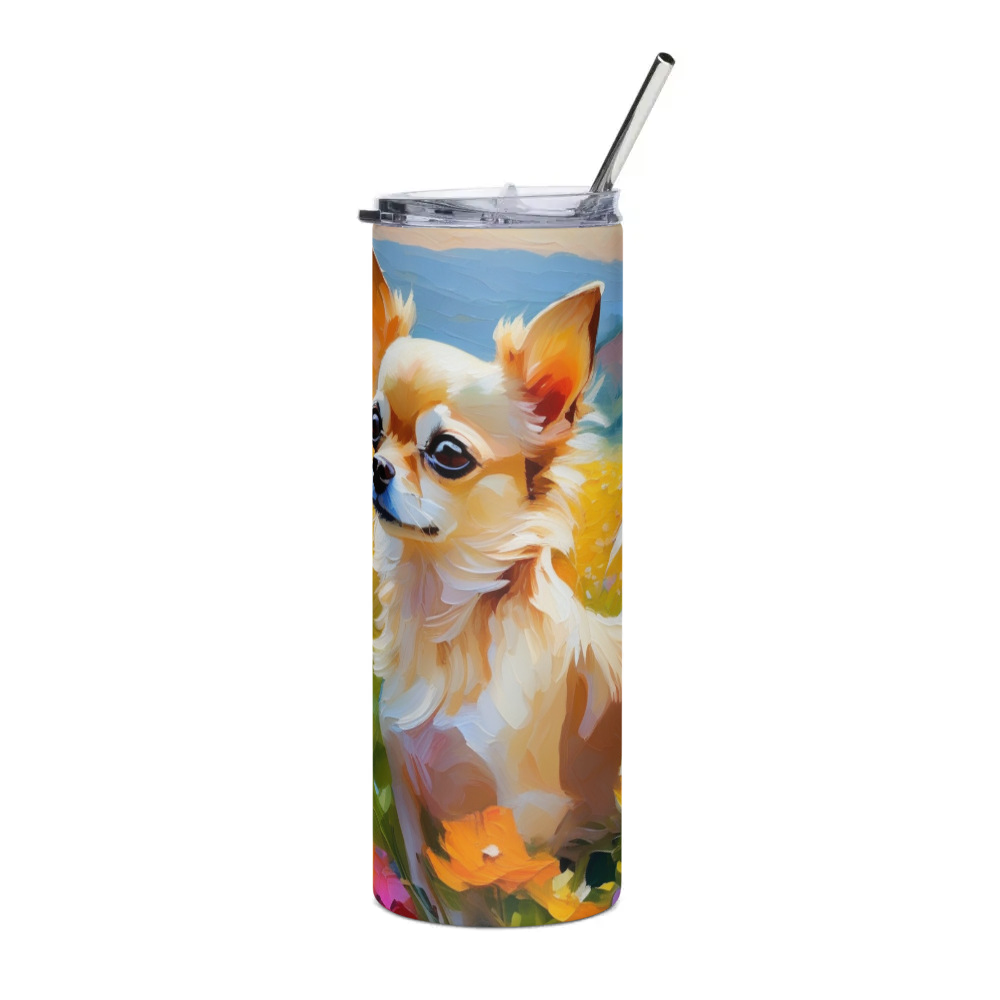 PugMug Custom Chihuahua Stainless Steel Tumbler