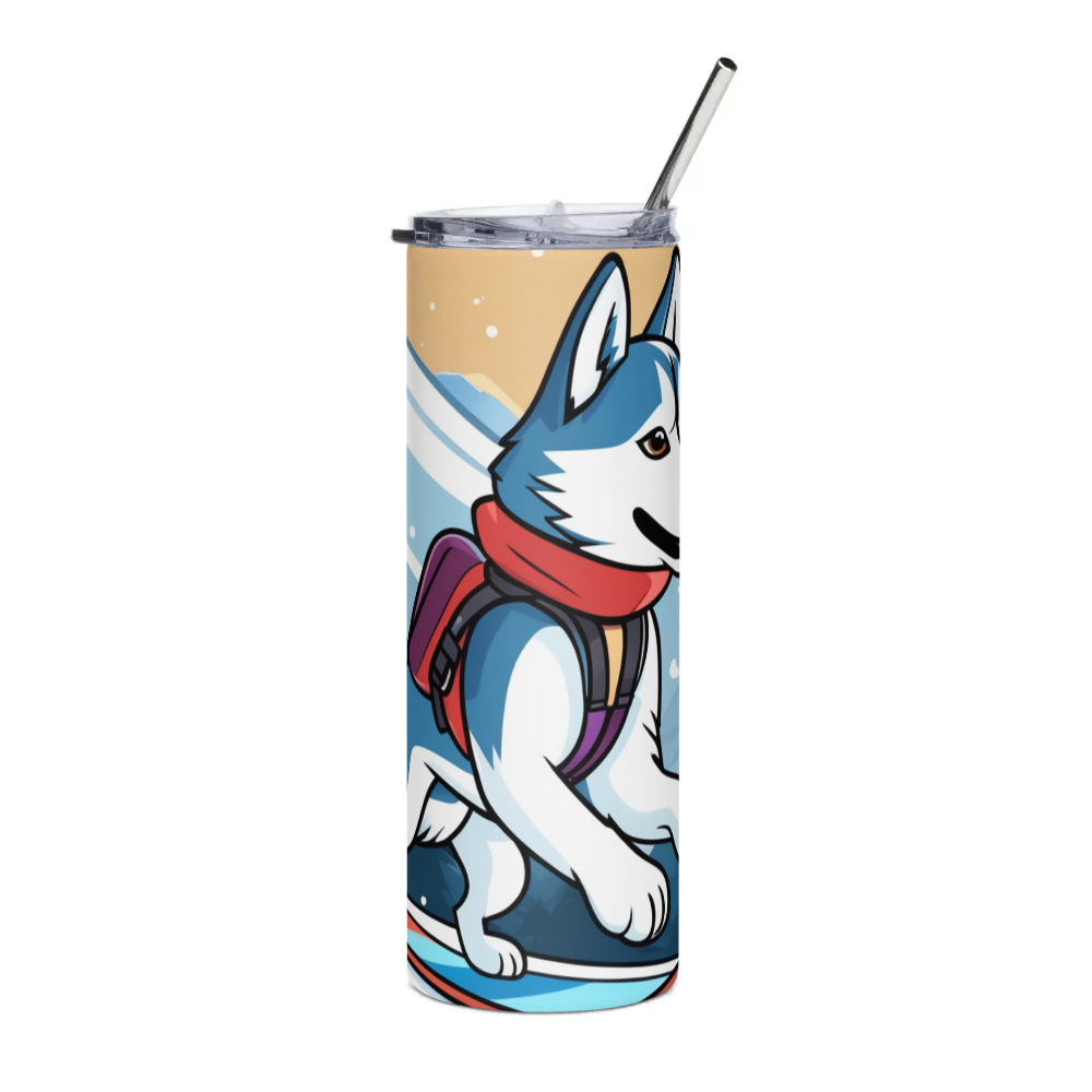 PugMug Custom Siberian Husky Stainless Steel Tumbler