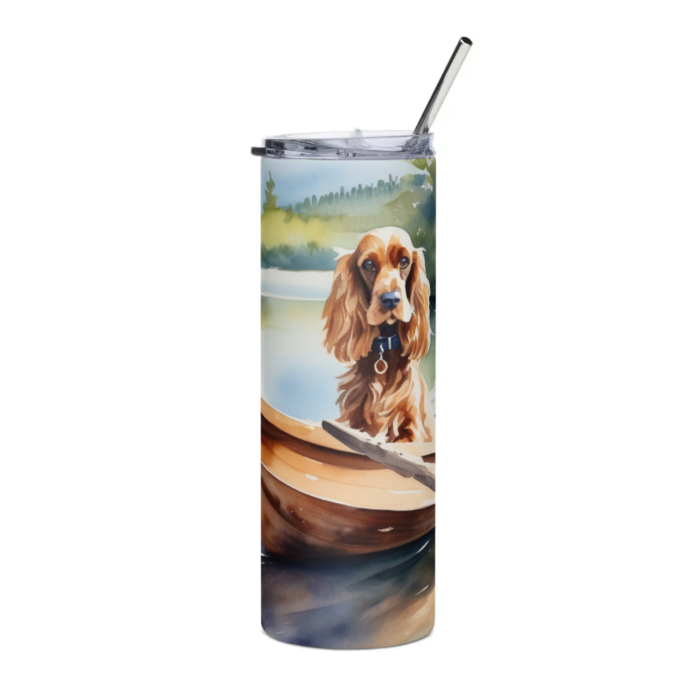 PugMug Custom English Cocker Spaniel Stainless Steel Tumbler