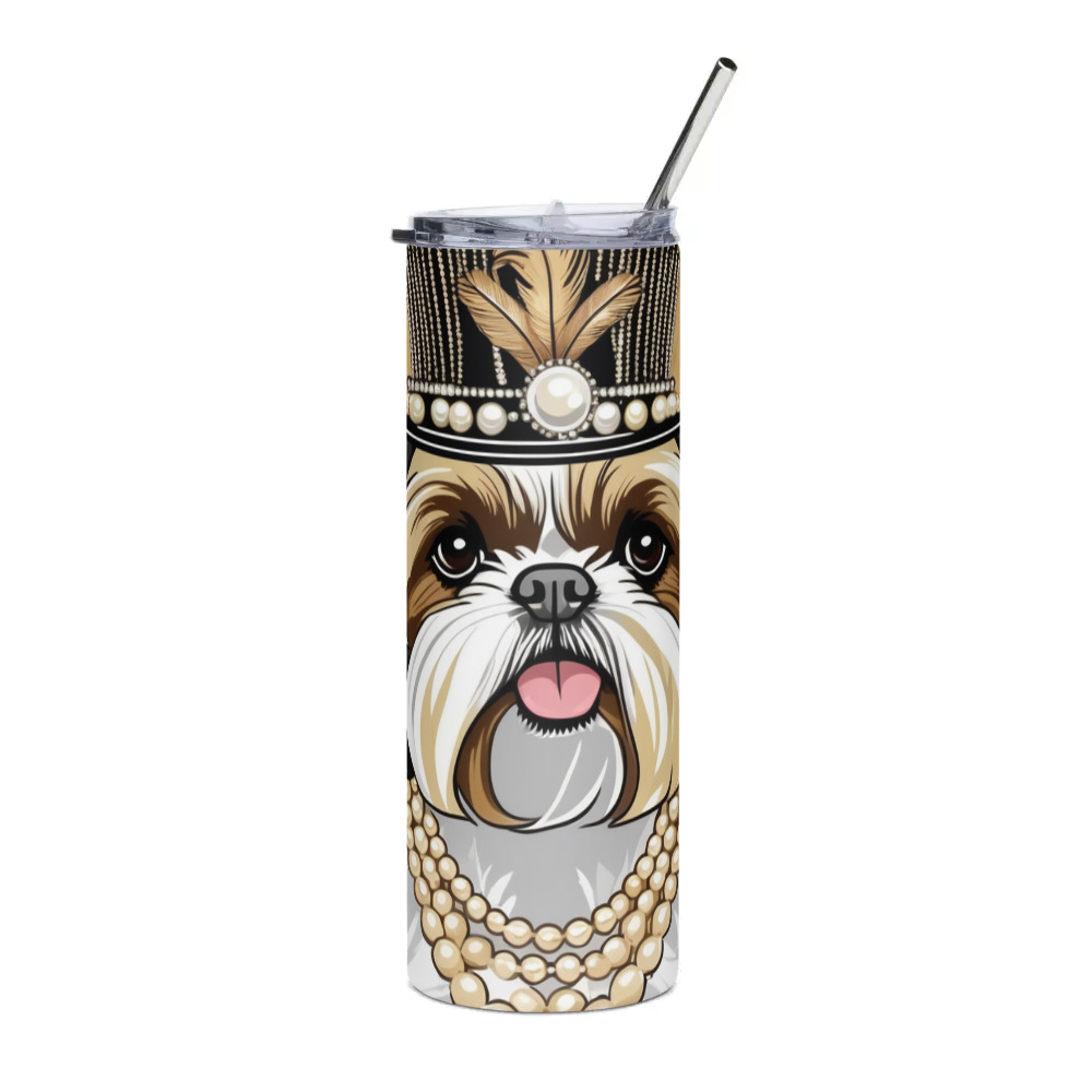 PugMug Custom Shih Tzu Stainless Steel Tumbler