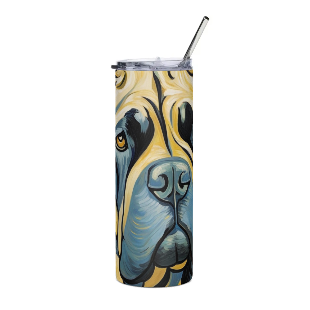 PugMug Custom Mastiff Stainless Steel Tumbler