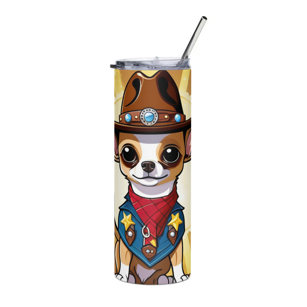 PugMug Custom Chihuahua Stainless Steel Tumbler