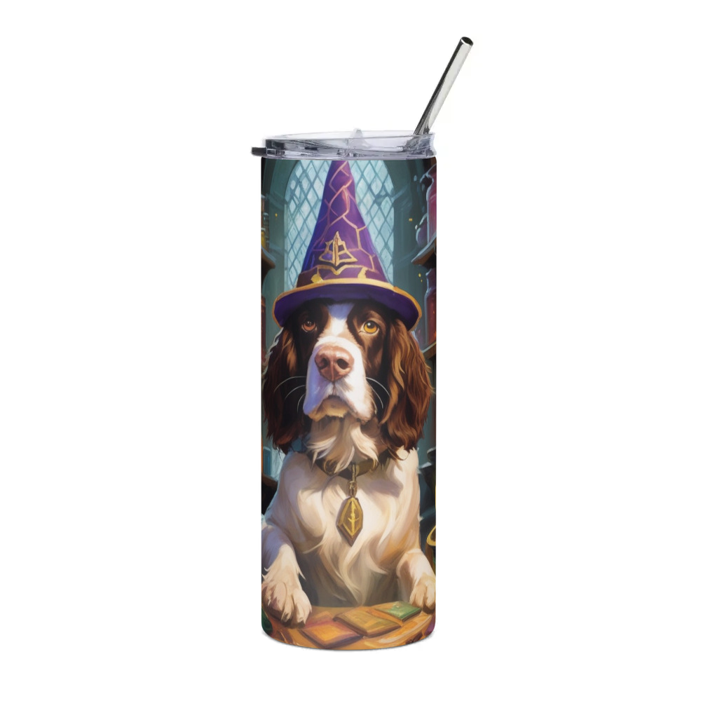 PugMug Custom English Springer Spaniel Stainless Steel Tumbler