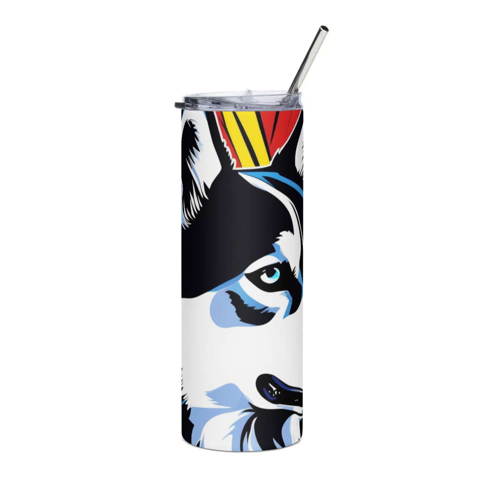 PugMug Custom Siberian Husky Stainless Steel Tumbler