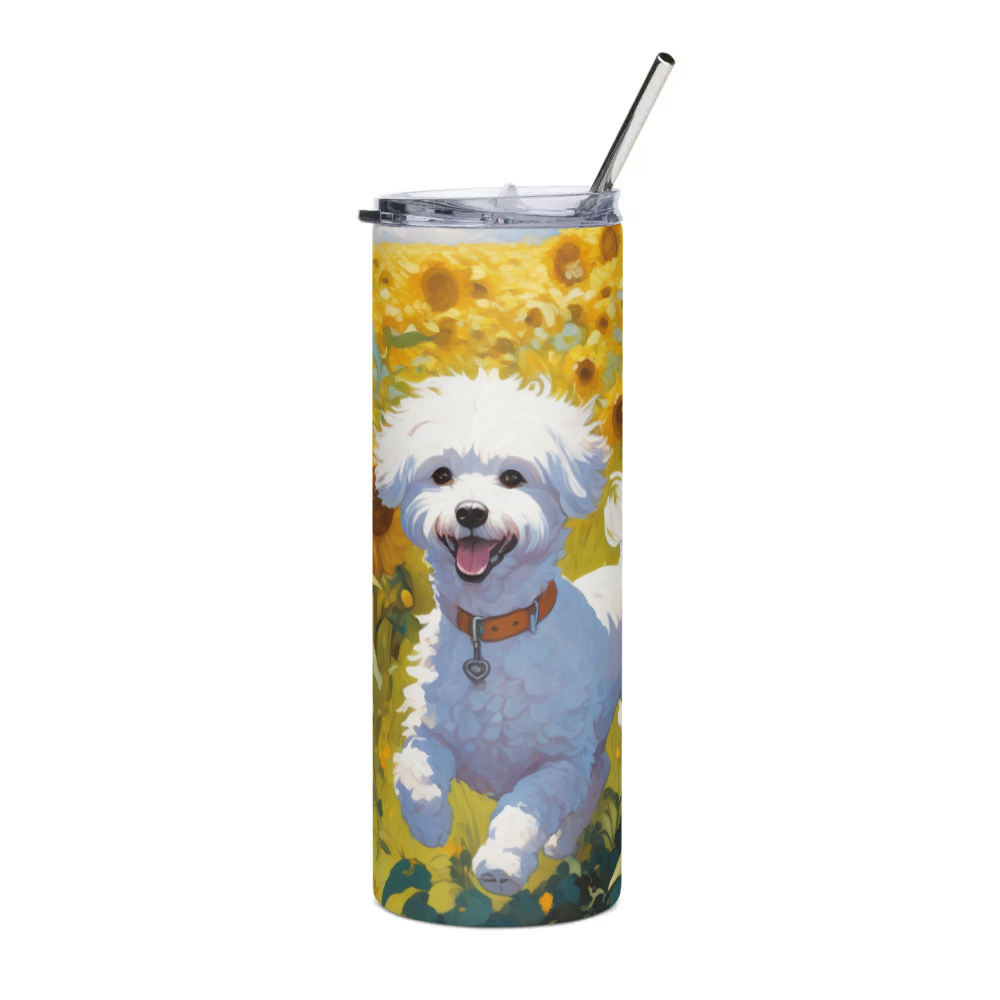 PugMug Custom Bichons Frise Stainless Steel Tumbler