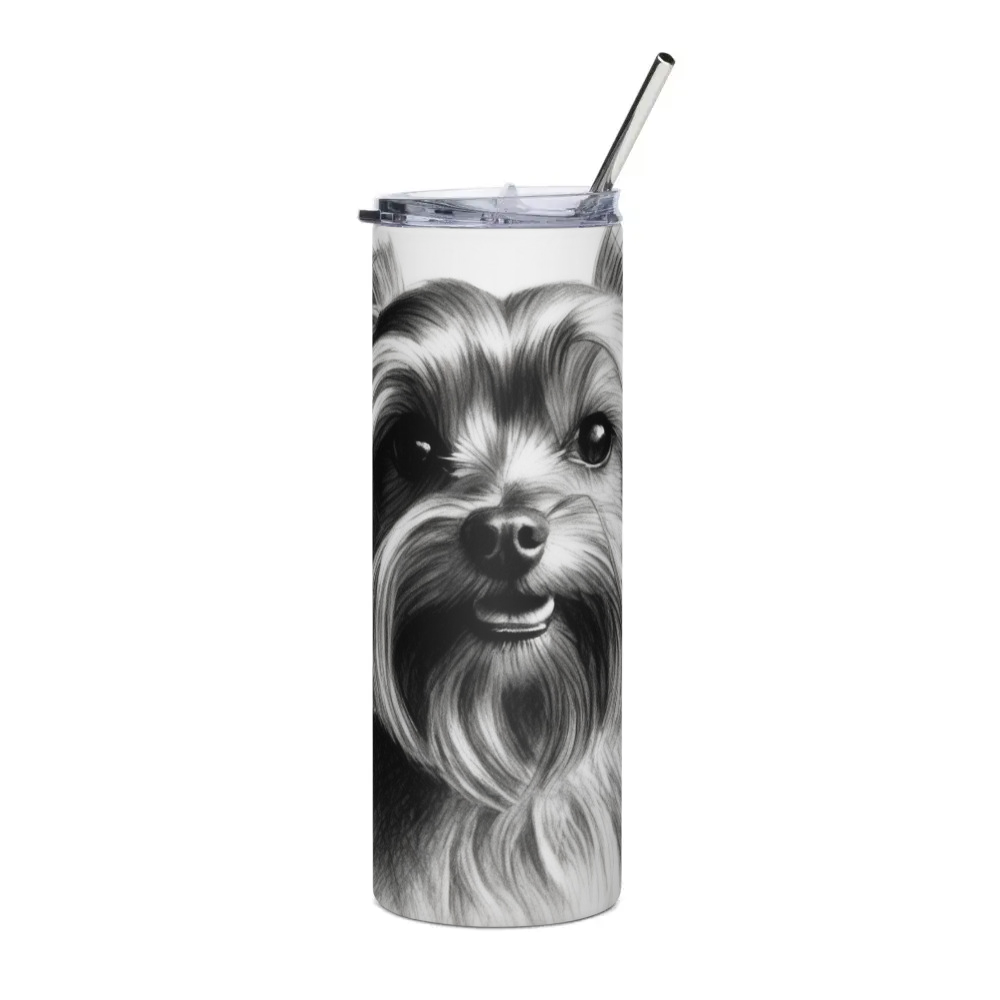 PugMug Custom Yorkshire Terrier Stainless Steel Tumbler
