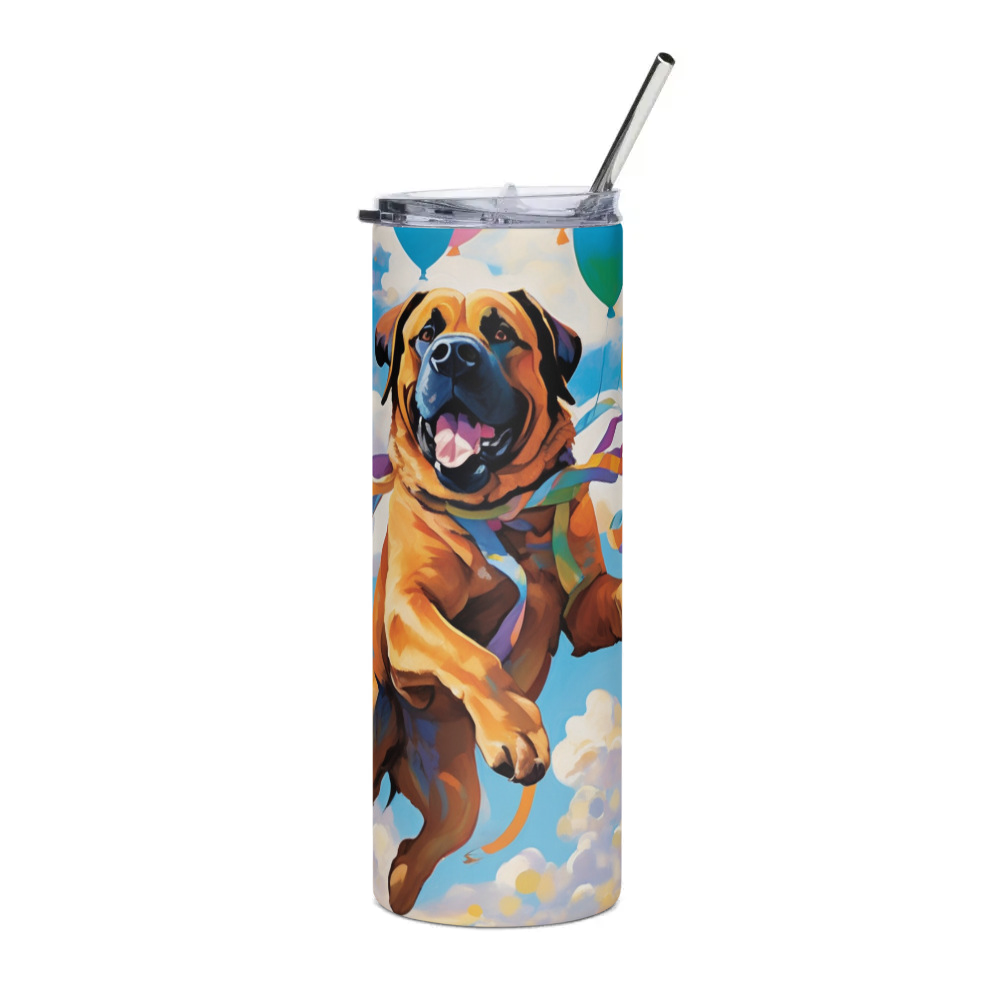 PugMug Custom Mastiff Stainless Steel Tumbler