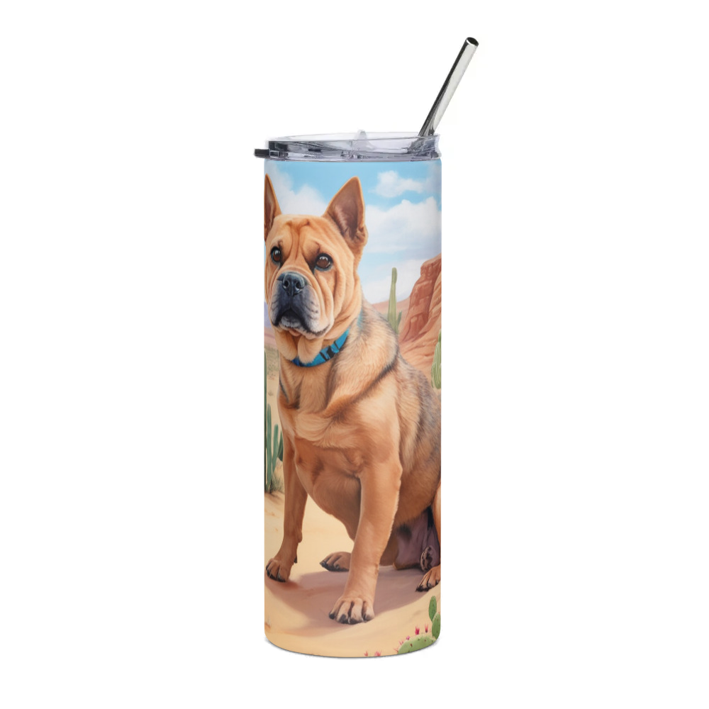PugMug Custom Halina Stainless Steel Tumbler
