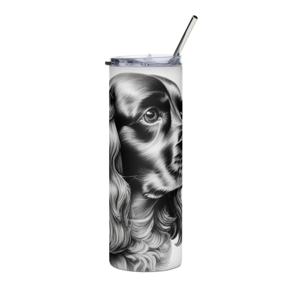 PugMug Custom Cocker Spaniel Stainless Steel Tumbler