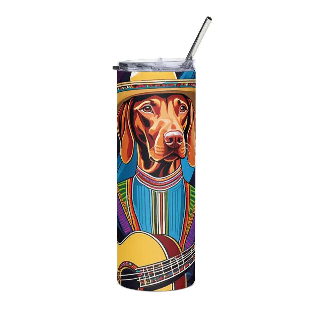 PugMug Custom Vizsla Stainless Steel Tumbler