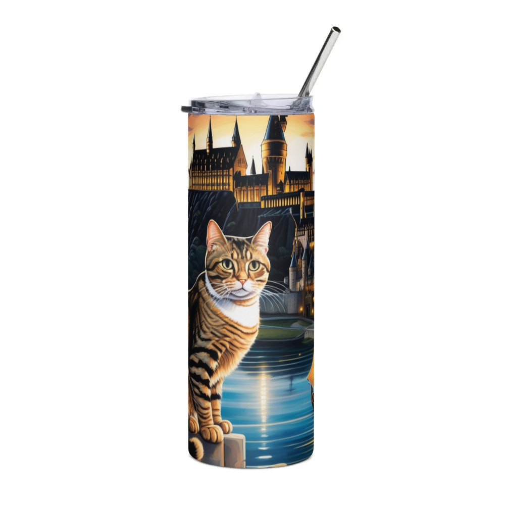 PugMug Custom Tabby Exotic Cat Stainless Steel Tumbler