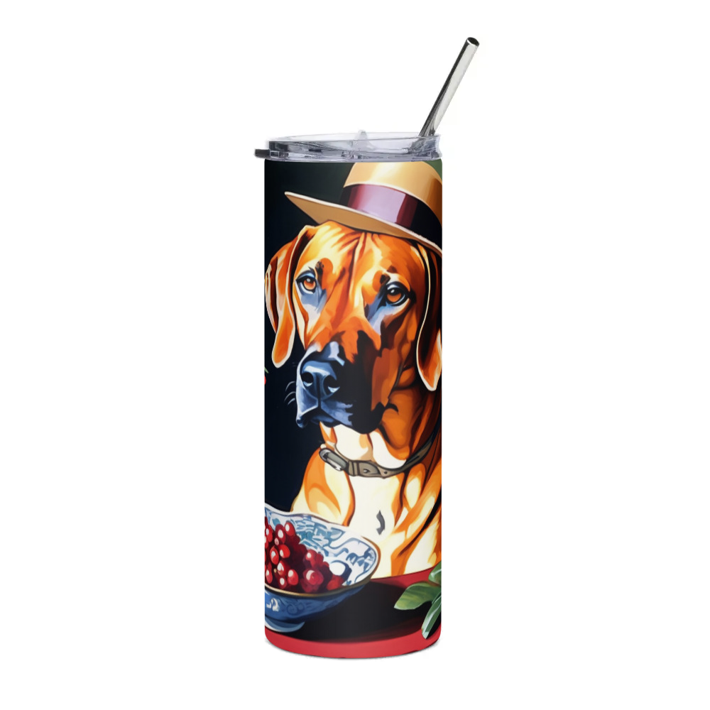 PugMug Custom Rhodesian Ridgeback Stainless Steel Tumbler