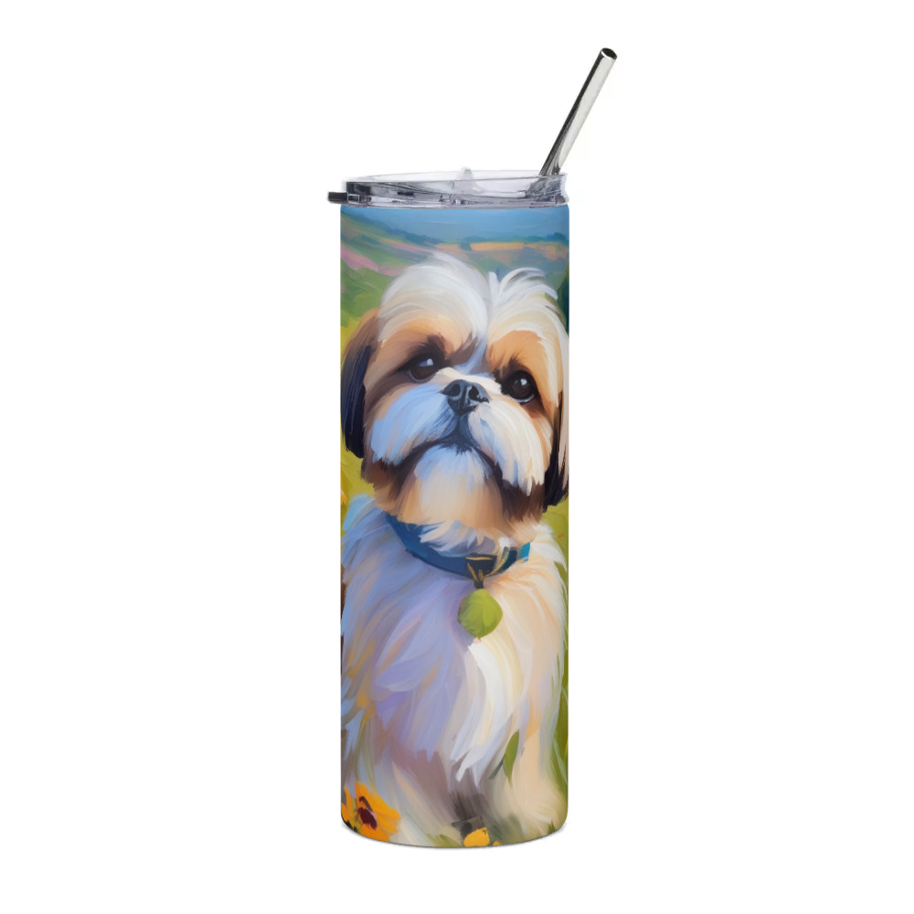 PugMug Custom Shih Tzu Stainless Steel Tumbler