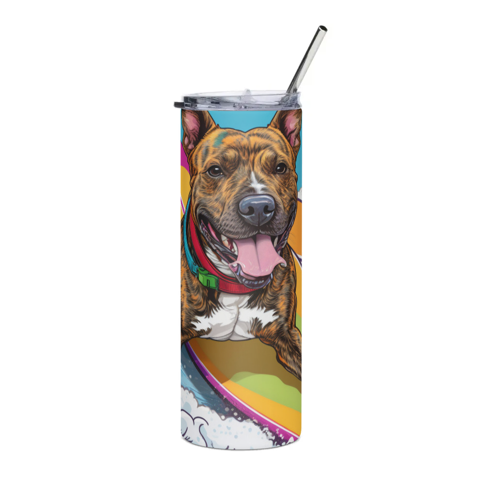PugMug Custom Tony Hawk Stainless Steel Tumbler
