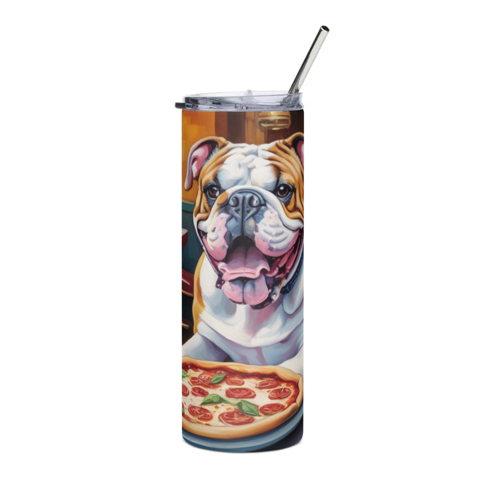 PugMug Custom Bulldog Stainless Steel Tumbler