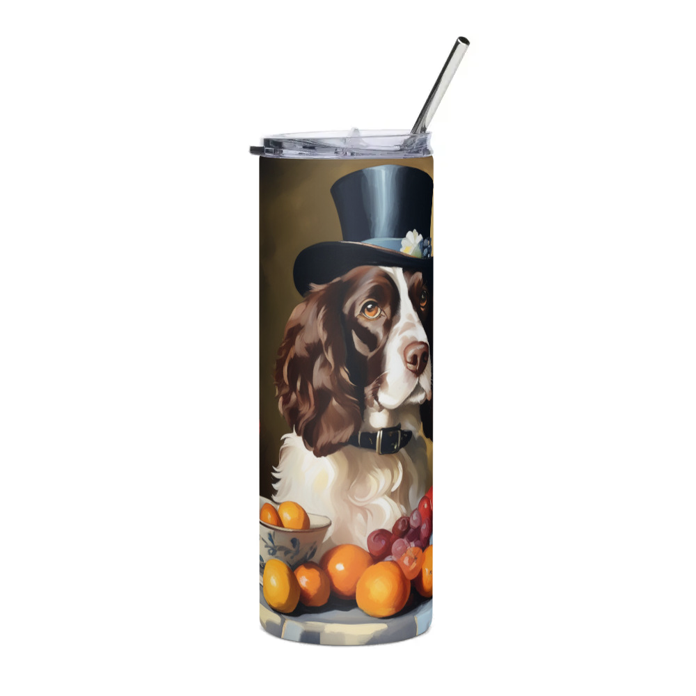 PugMug Custom English Springer Spaniel Stainless Steel Tumbler
