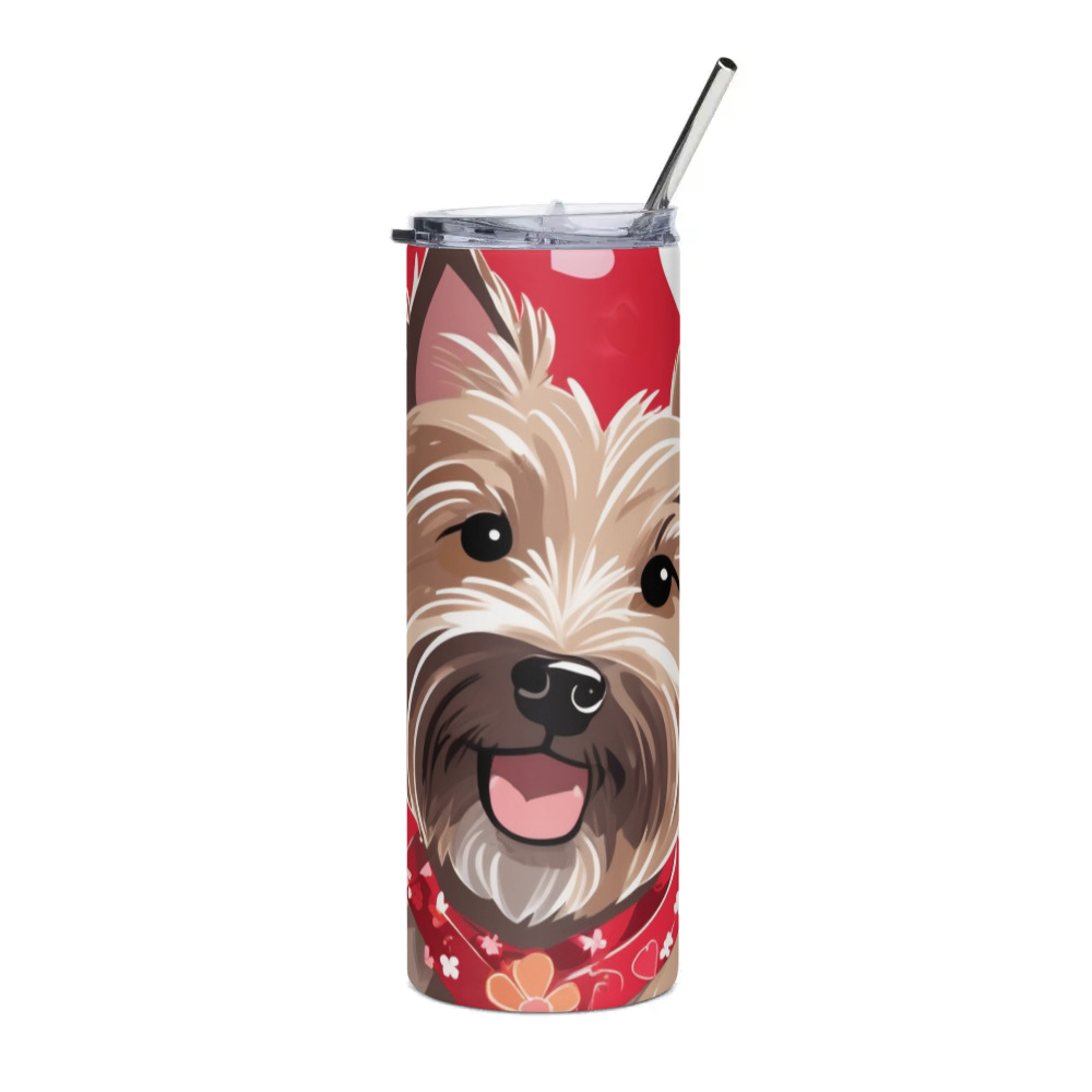 PugMug Custom Cairn Terrier Stainless Steel Tumbler