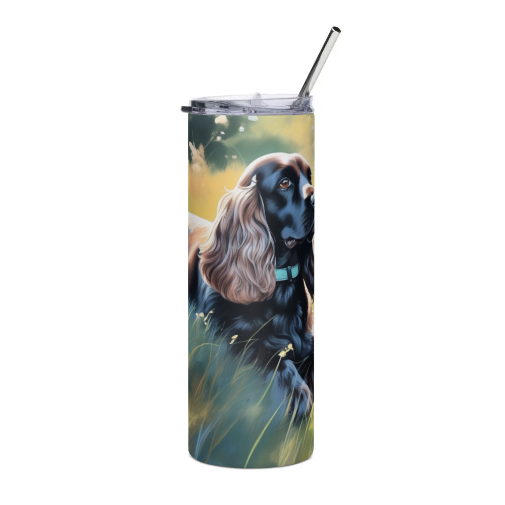 PugMug Custom Cocker Spaniel Stainless Steel Tumbler