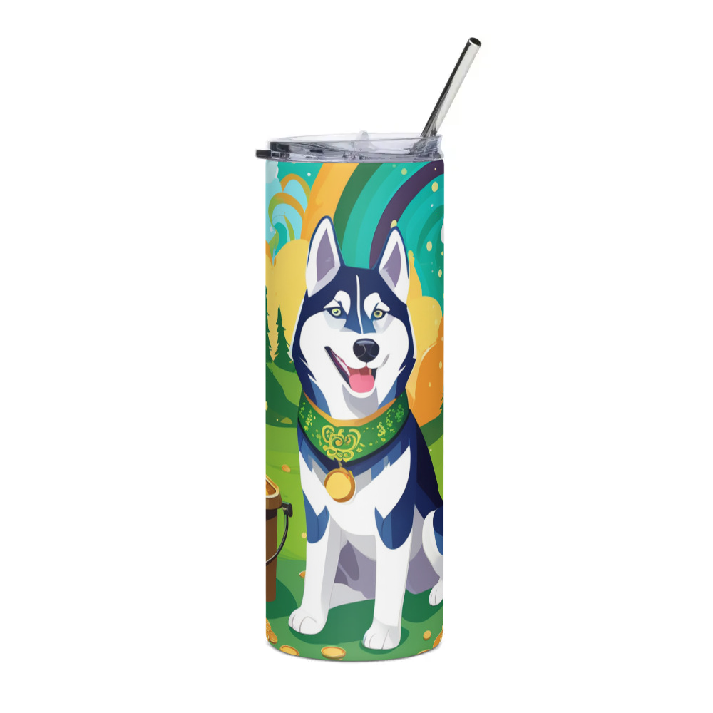 PugMug Custom Siberian Husky Stainless Steel Tumbler