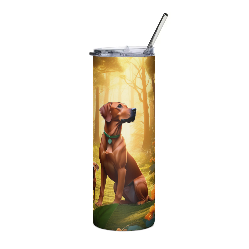 PugMug Custom Rhodesian Ridgeback Stainless Steel Tumbler