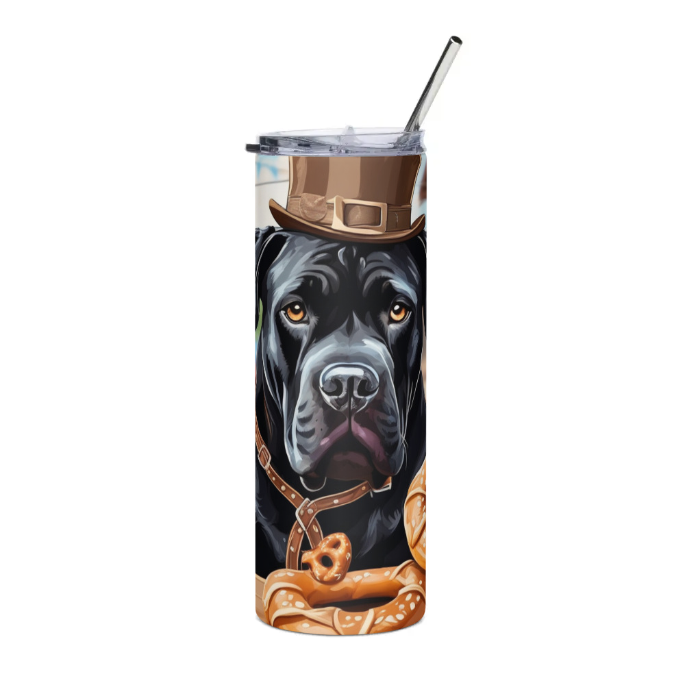 PugMug Custom Cane Corso Stainless Steel Tumbler