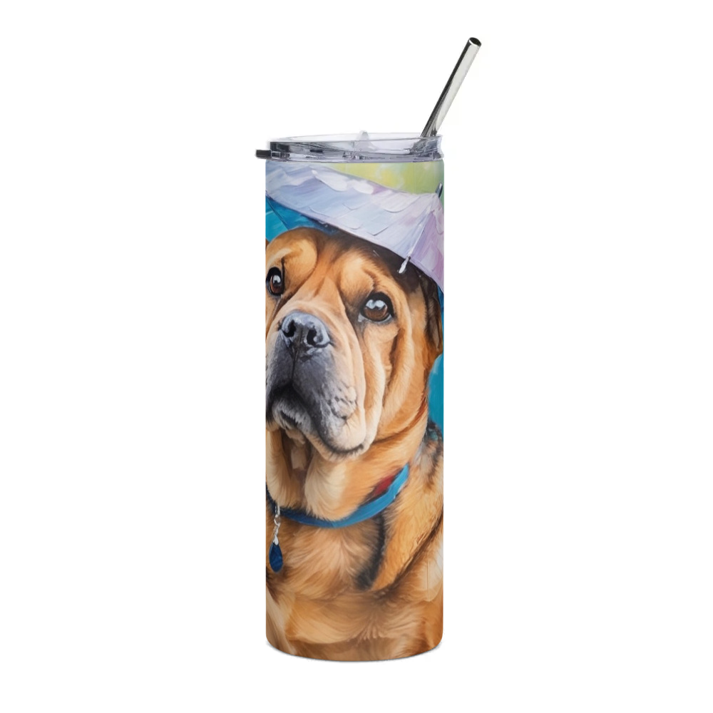 PugMug Custom Halina Stainless Steel Tumbler