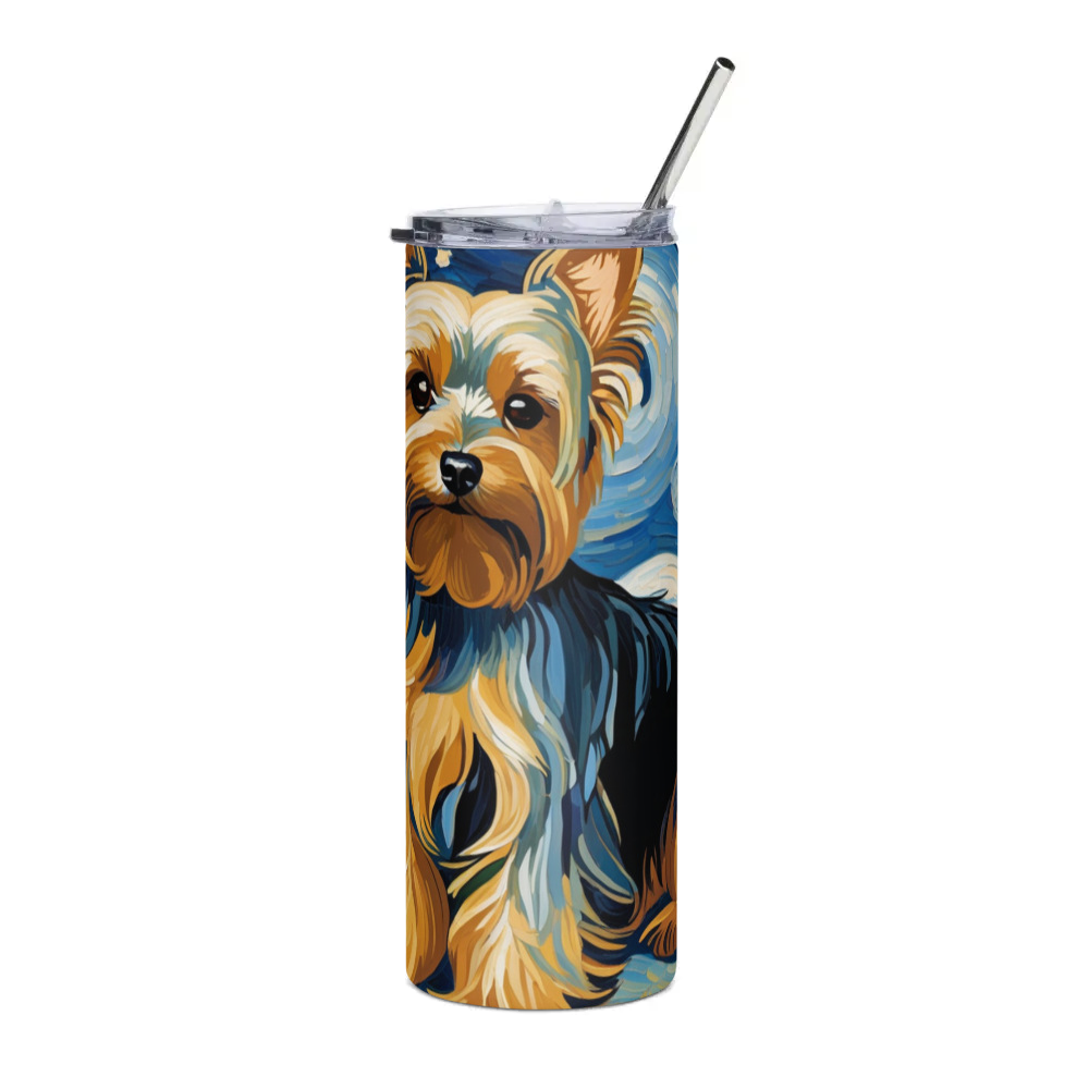 PugMug Custom Yorkshire Terrier Stainless Steel Tumbler
