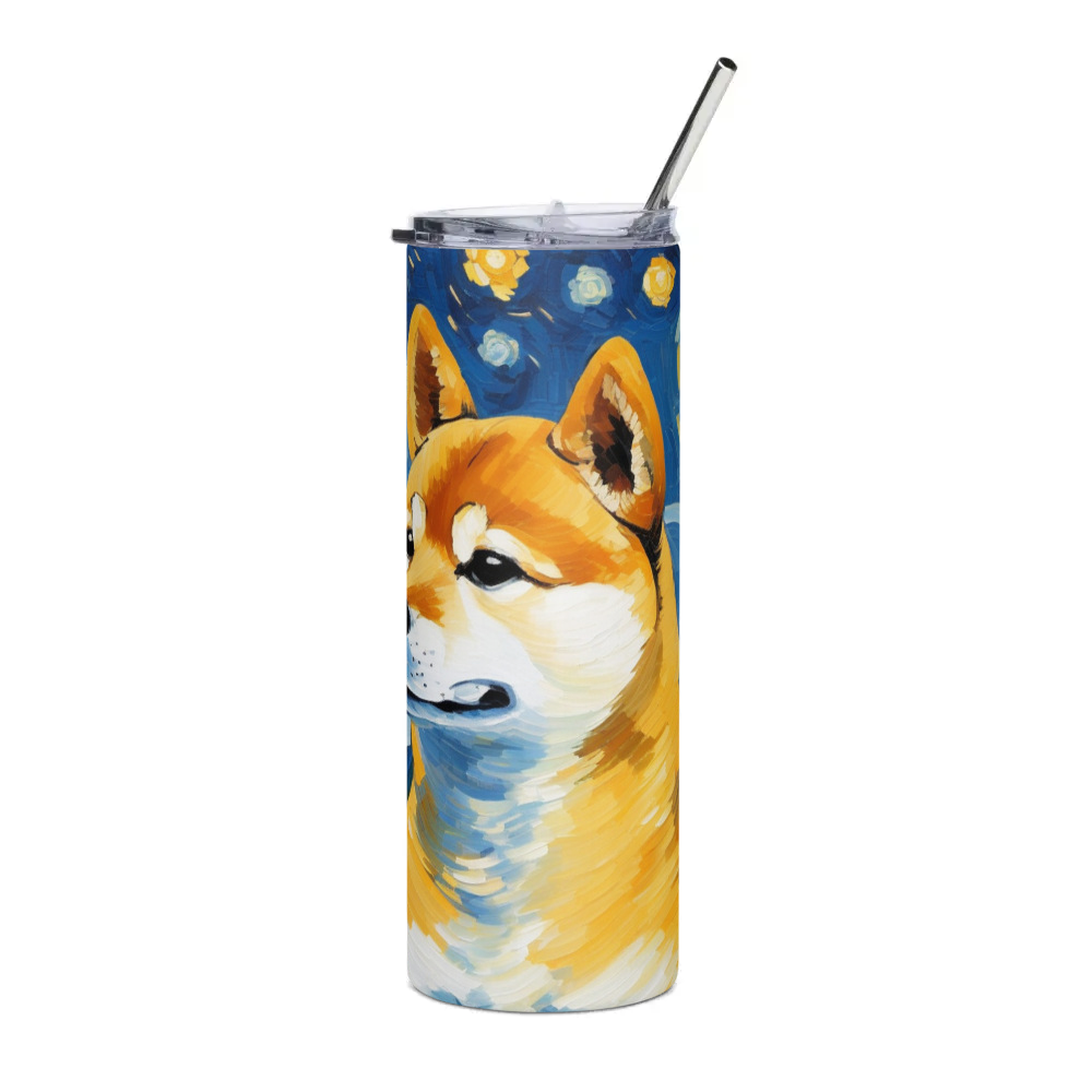 PugMug Custom Shiba Inu Stainless Steel Tumbler