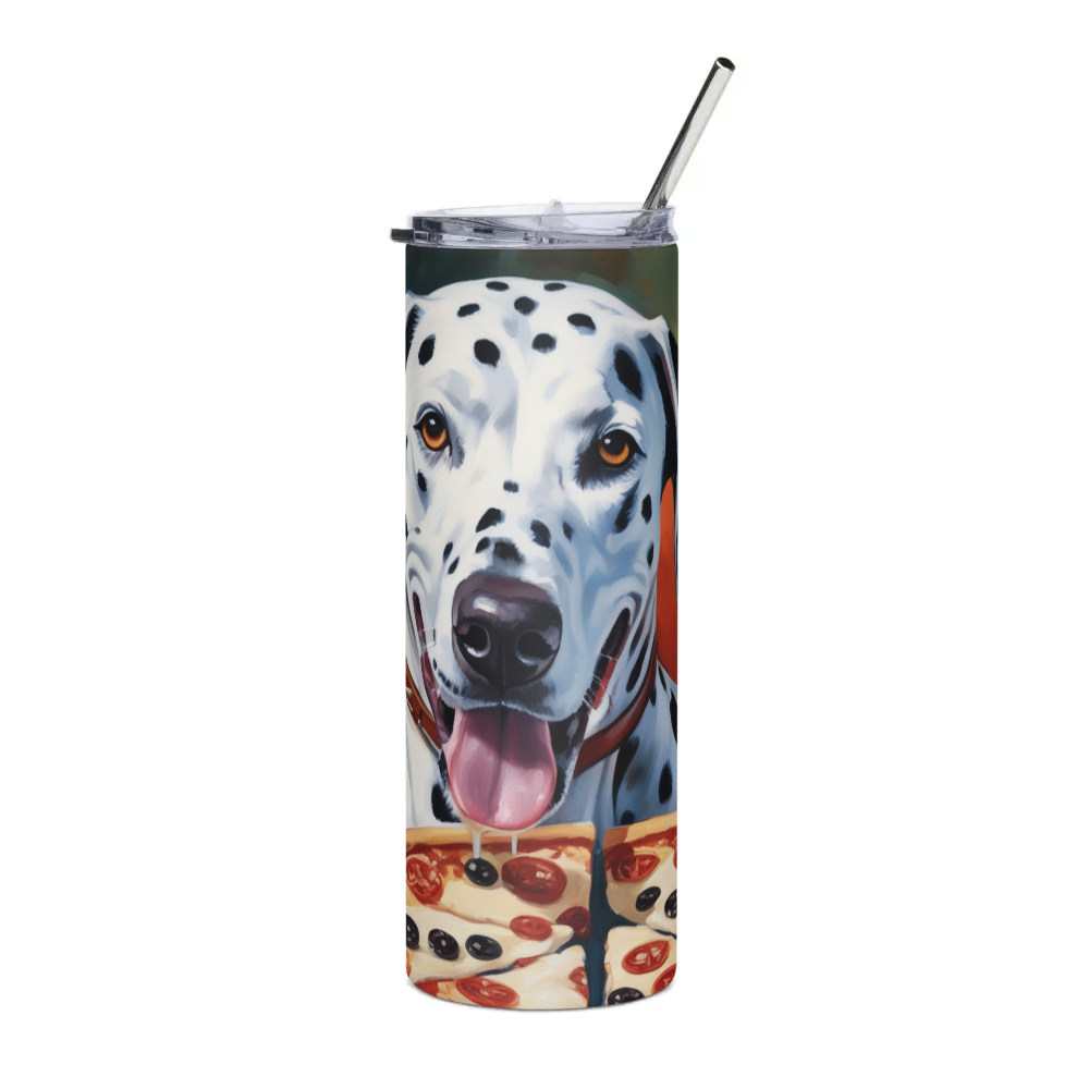 PugMug Custom Dalmatian Stainless Steel Tumbler