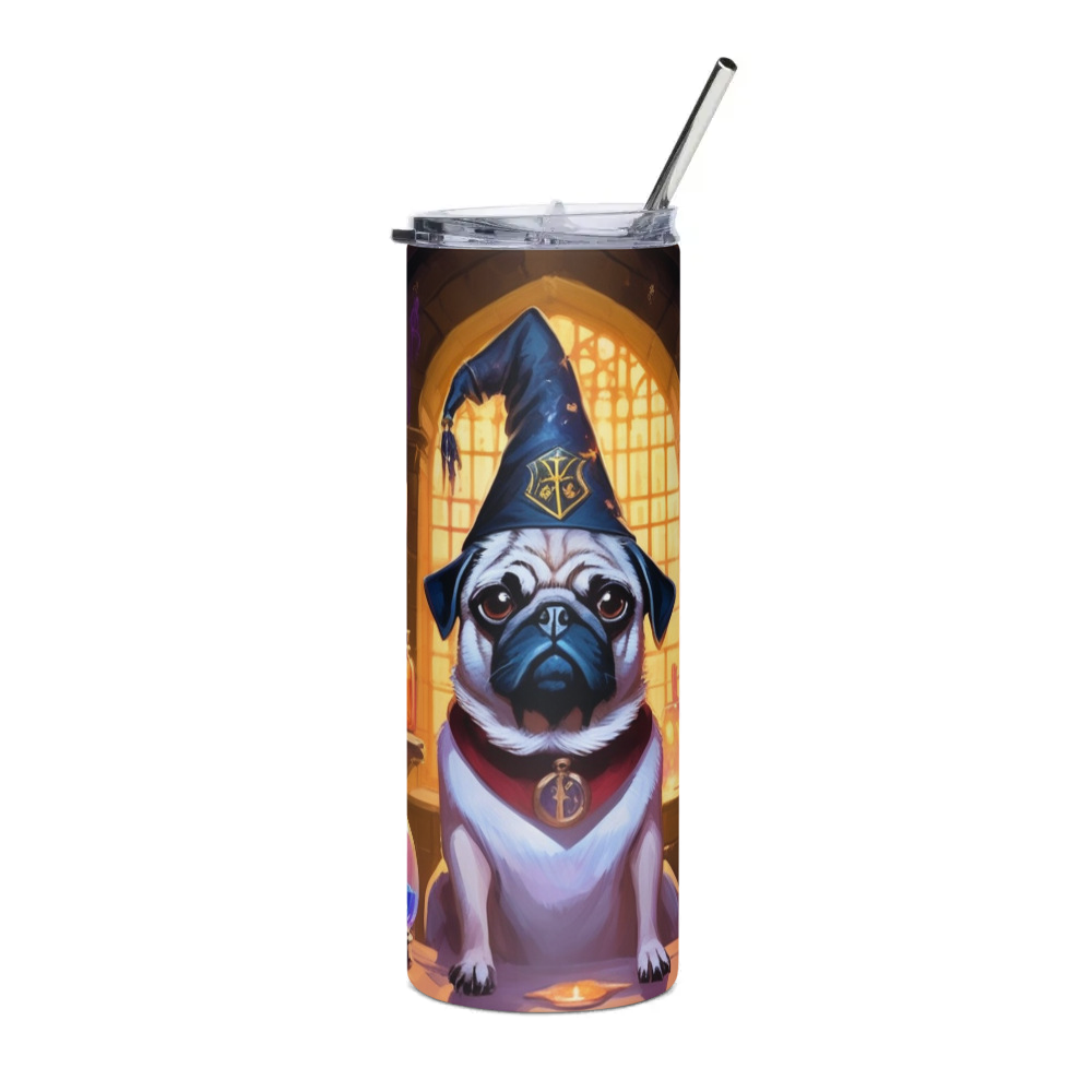 PugMug Custom Pug Stainless Steel Tumbler