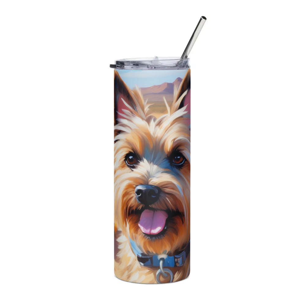 PugMug Custom Cairn Terrier Stainless Steel Tumbler