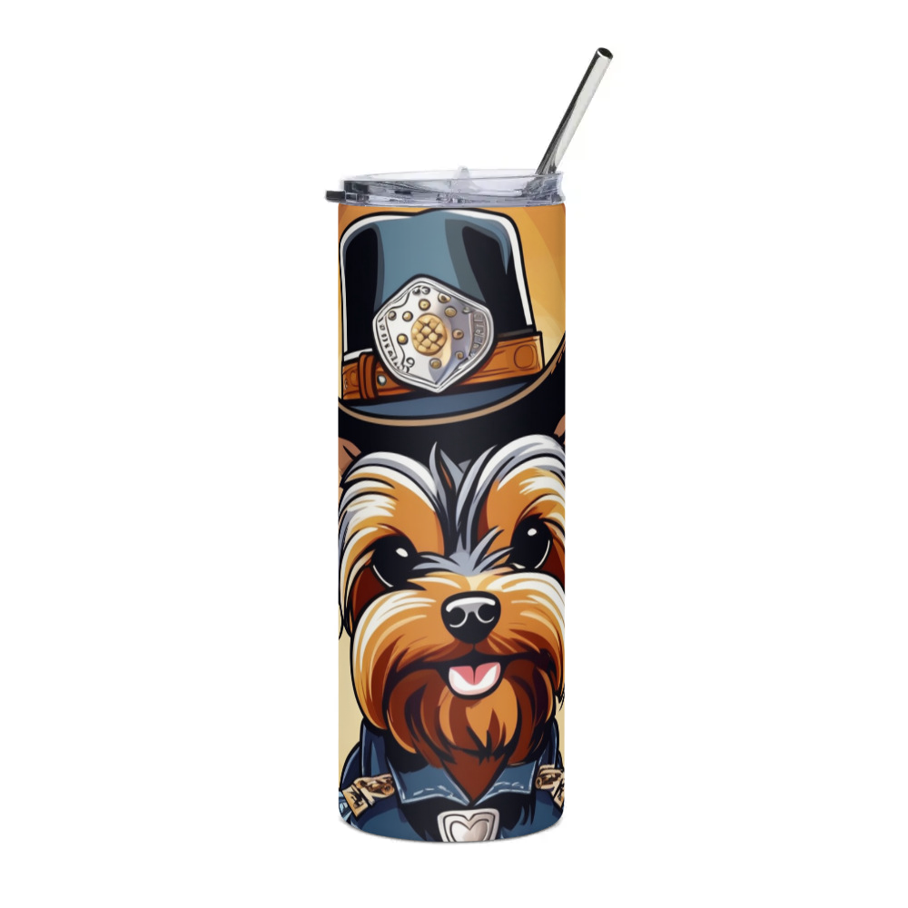 PugMug Custom Yorkshire Terrier Stainless Steel Tumbler