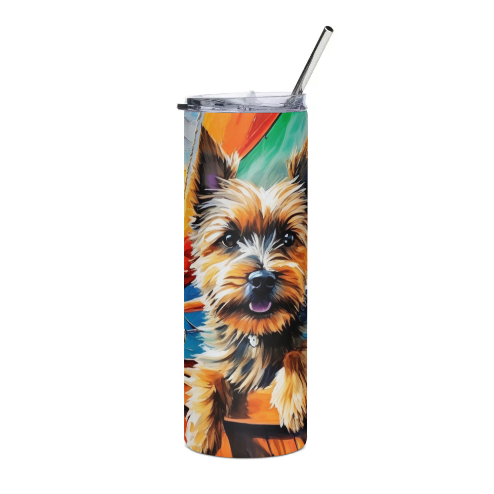 PugMug Custom Cairn Terrier Stainless Steel Tumbler