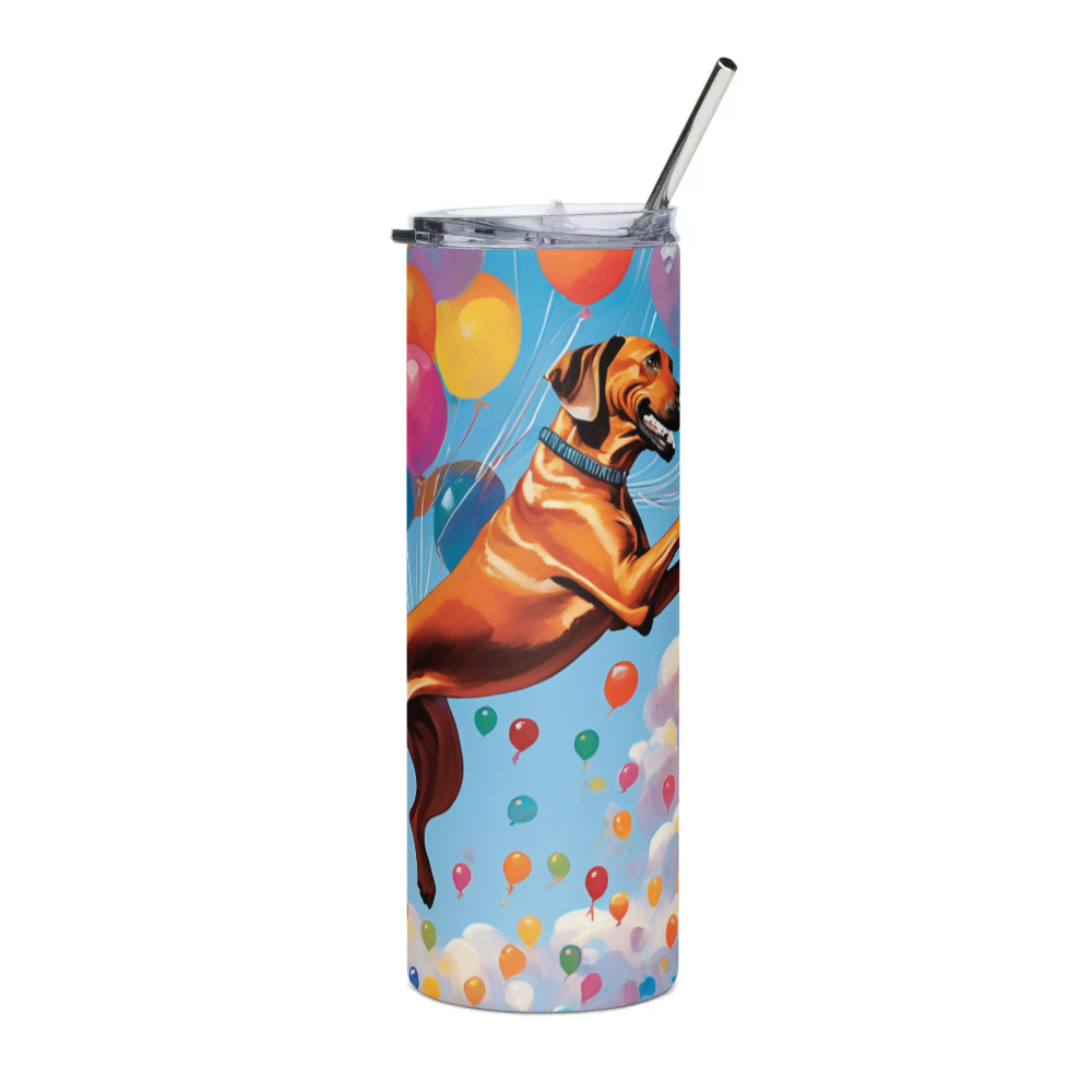 PugMug Custom Rhodesian Ridgeback Stainless Steel Tumbler