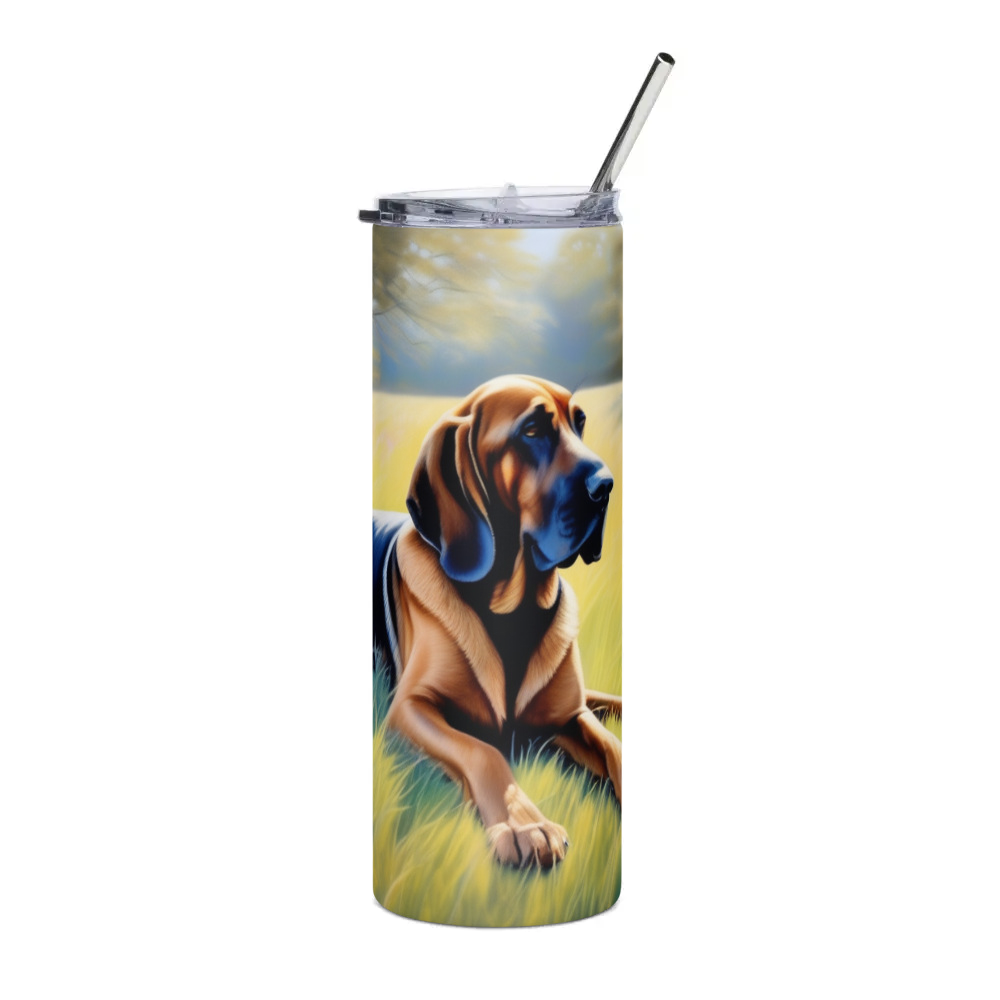 PugMug Custom Bloodhound Stainless Steel Tumbler