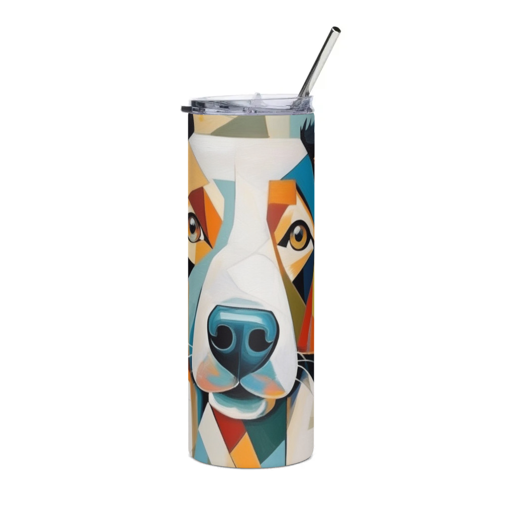 PugMug Custom Border Collie Stainless Steel Tumbler