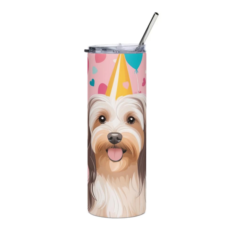 PugMug Custom Tan Havanese Dog Stainless Steel Tumbler