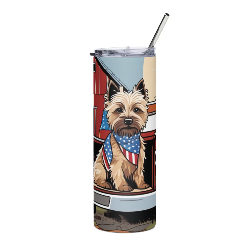 PugMug Custom Cairn Terrier Stainless Steel Tumbler