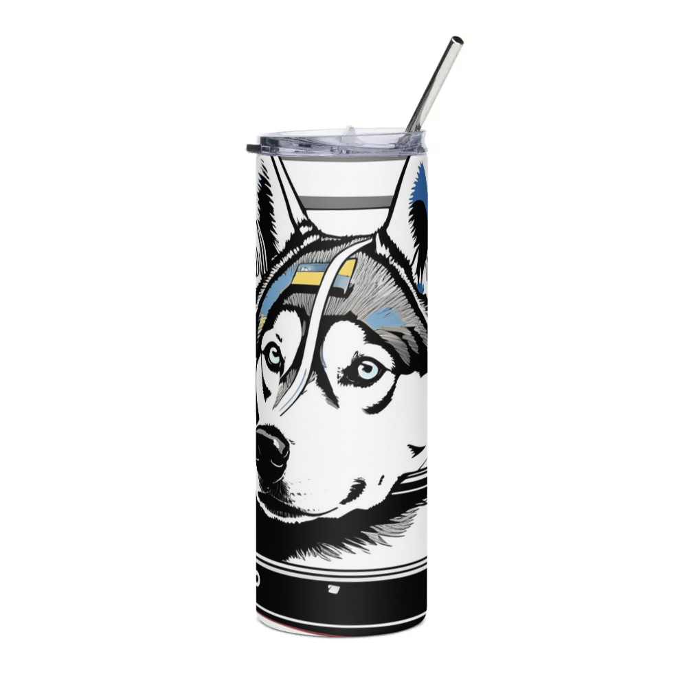 PugMug Custom Siberian Husky Stainless Steel Tumbler